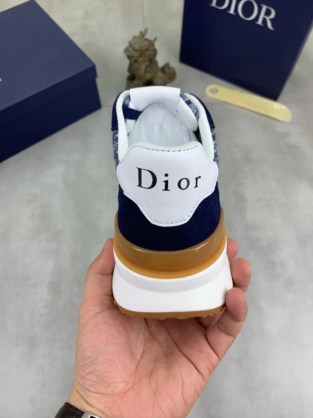 Men's Men's Shoes💰P440💰[New Style]🆘[Dior] 2025 Dior Original Lace-up Low-top Men's Shoes Classic casual shoes 🔥This model is the official classic model with high quality and made by famous original designers. It is made of high-quality cowhide with original materials➕comfortable and breathable mesh lining➕pigskin insole. The perfect last shape and generous and fashionable design have attracted many consumers and are suitable for drivers to drive🚗. What you want is the best quality in the market. Color: 4️⃣Color Code number: 38--44 (45 customized)